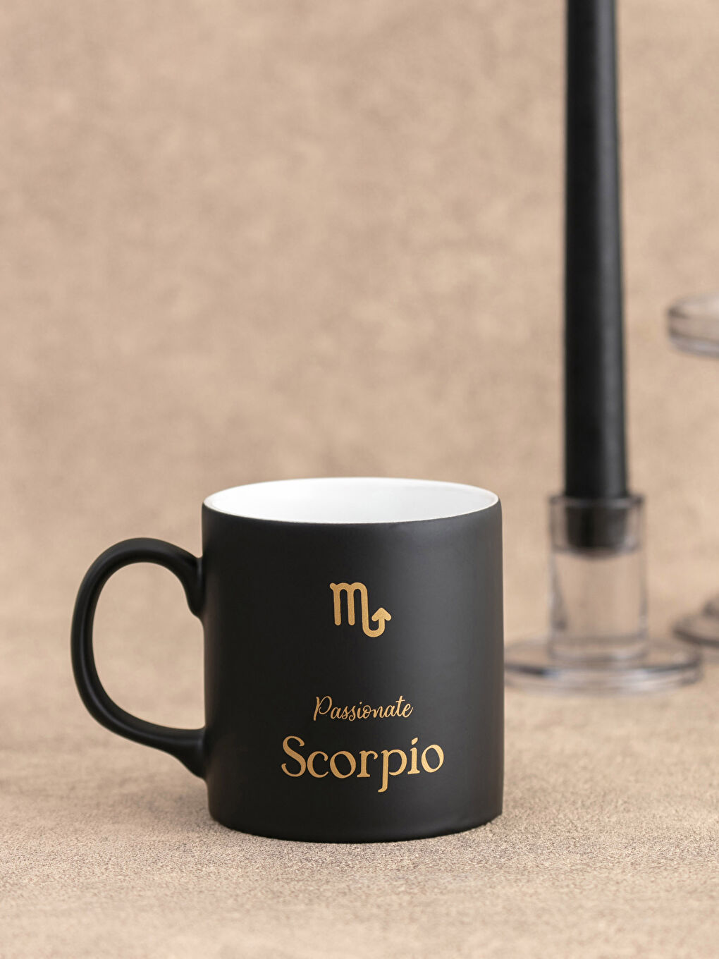Scorpio Printed Ceramic Mug Cup 320 Ml-1