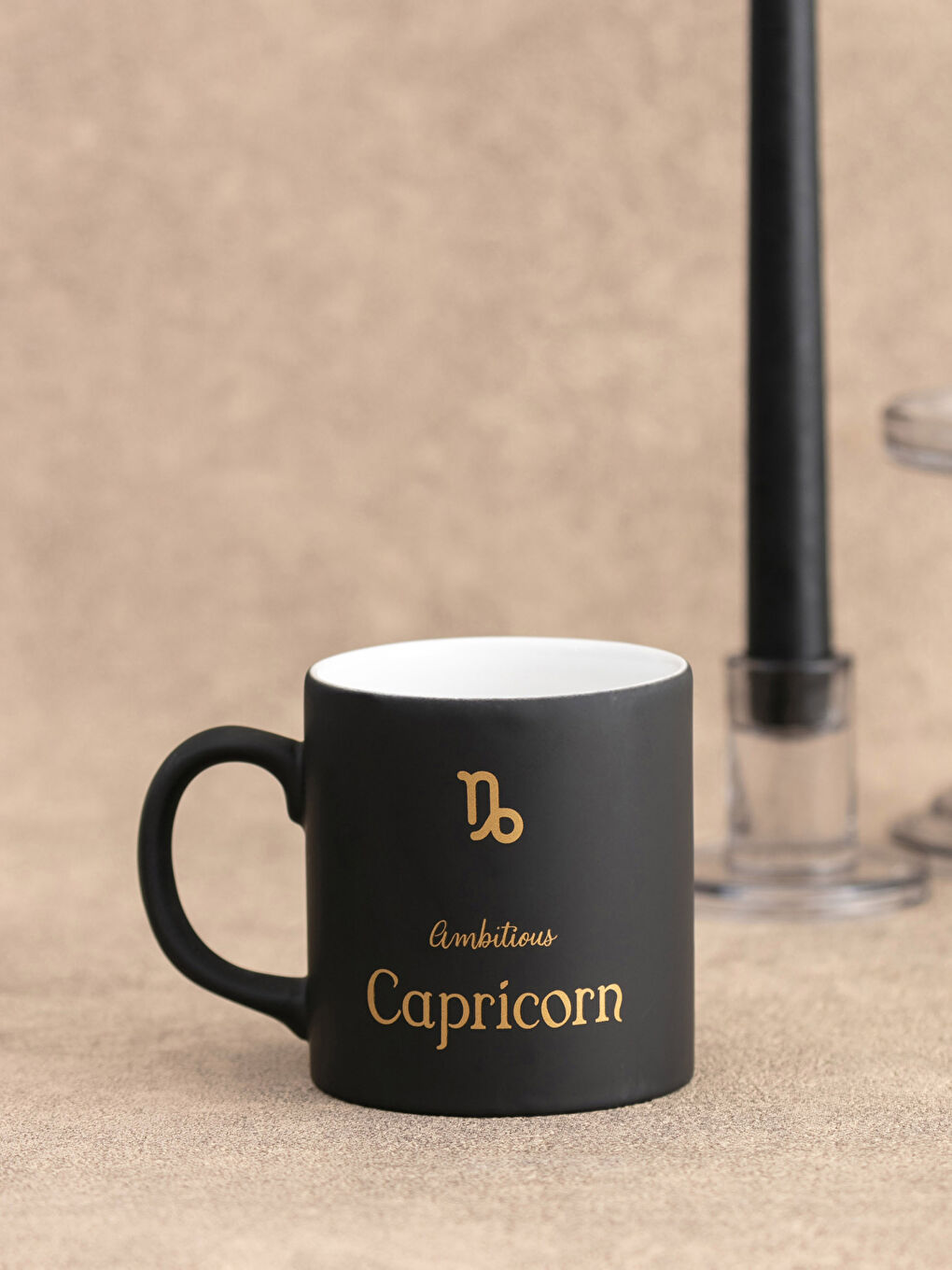 Capricorn Zodiac Printed Ceramic Mug Cup 320 Ml-1