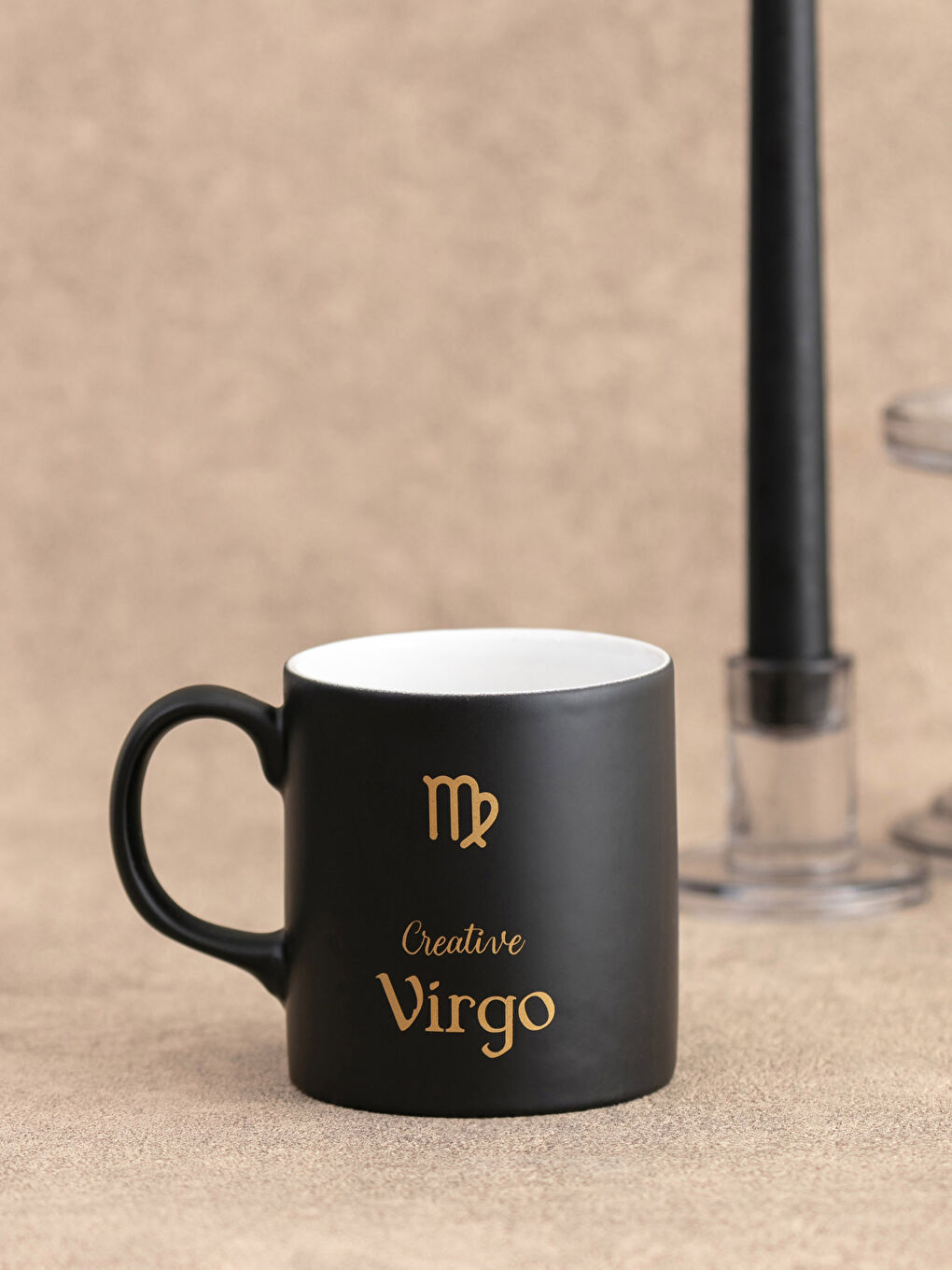 Tasse en Céramique Imprimée Signe du Zodiaque Vierge 320 Ml-1