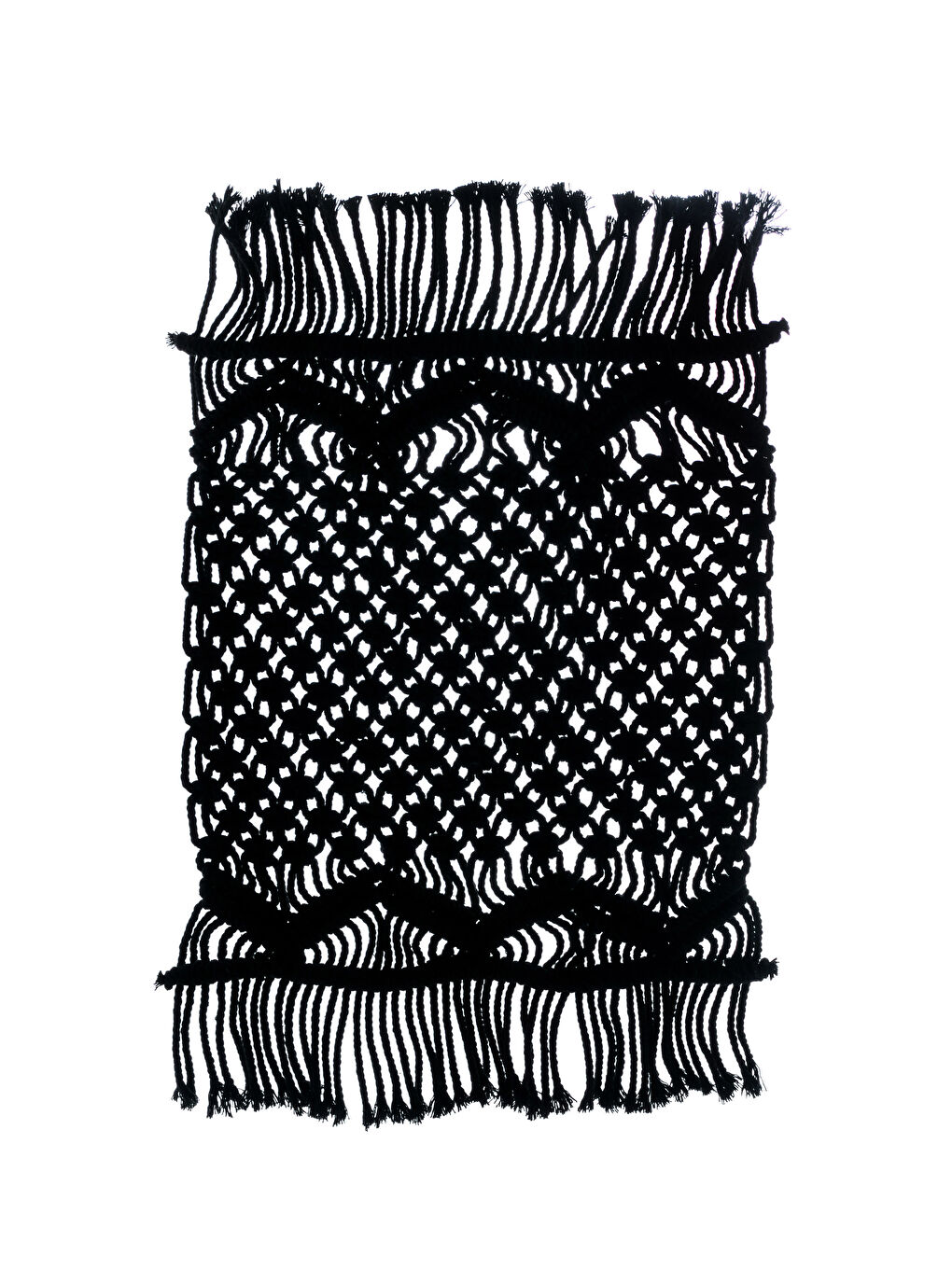 Macrame Tassel Detailed Placemat 30x45 Cm -S2AE25Z8-HEG