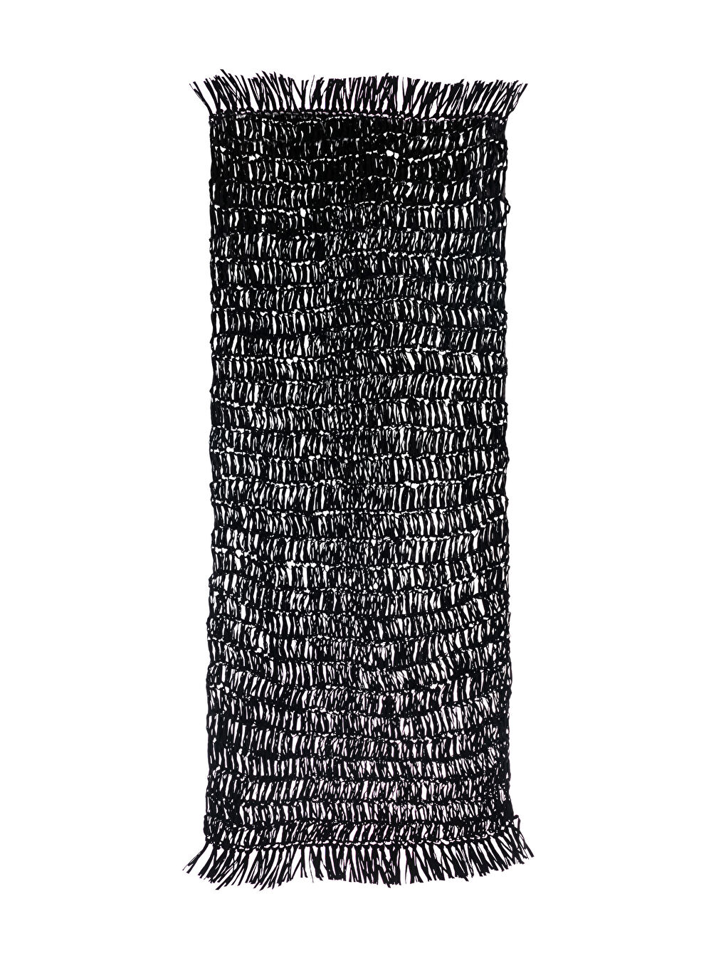 Self Patterned Tasseled Runner 45x150 Cm -S2AE32Z8-HEG