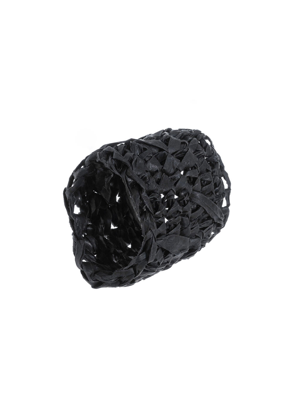 Siyah Düz Peçete Halkası-2