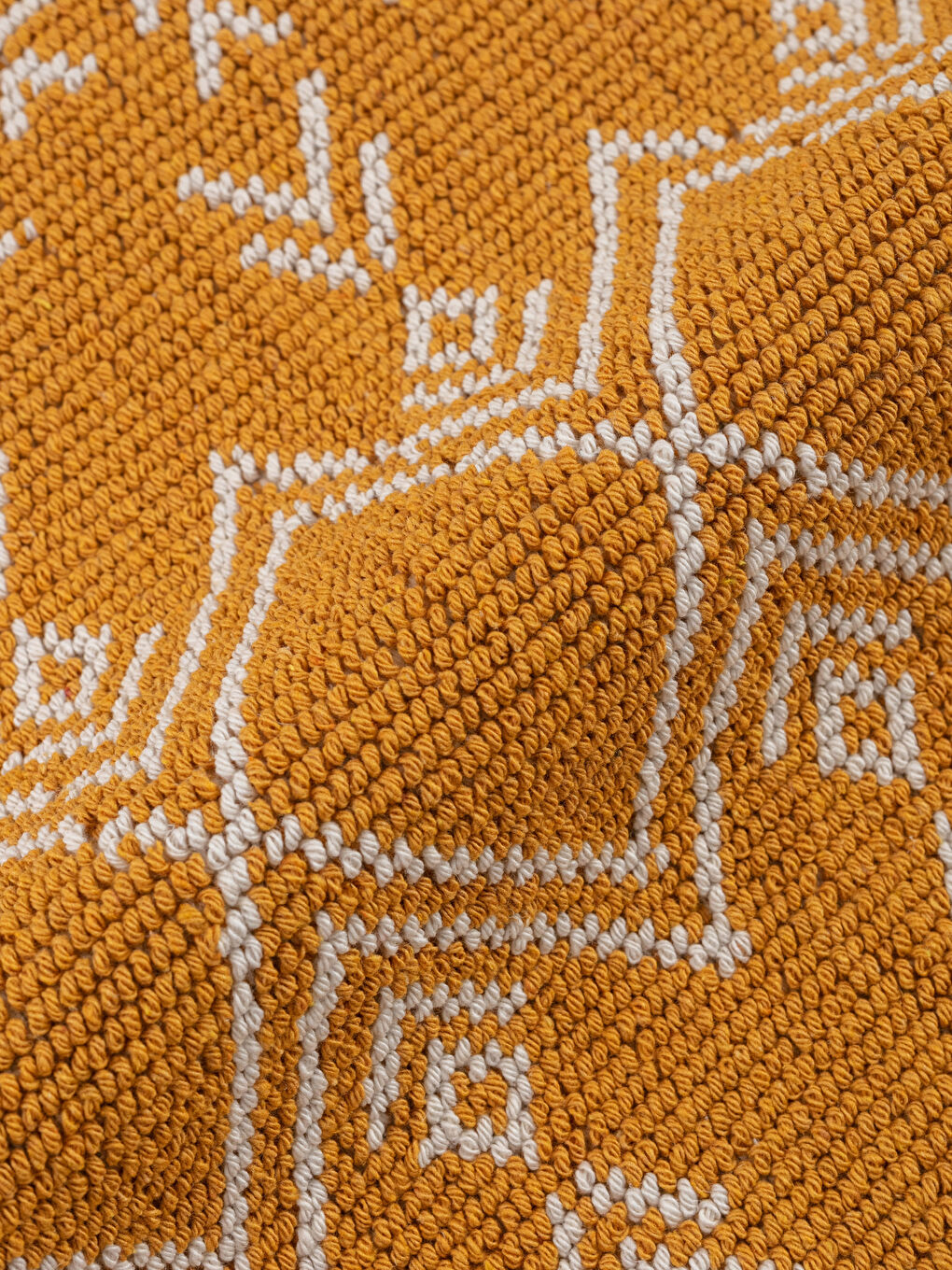 Cotton Patterned Bath Mat 60x100 Cm-1