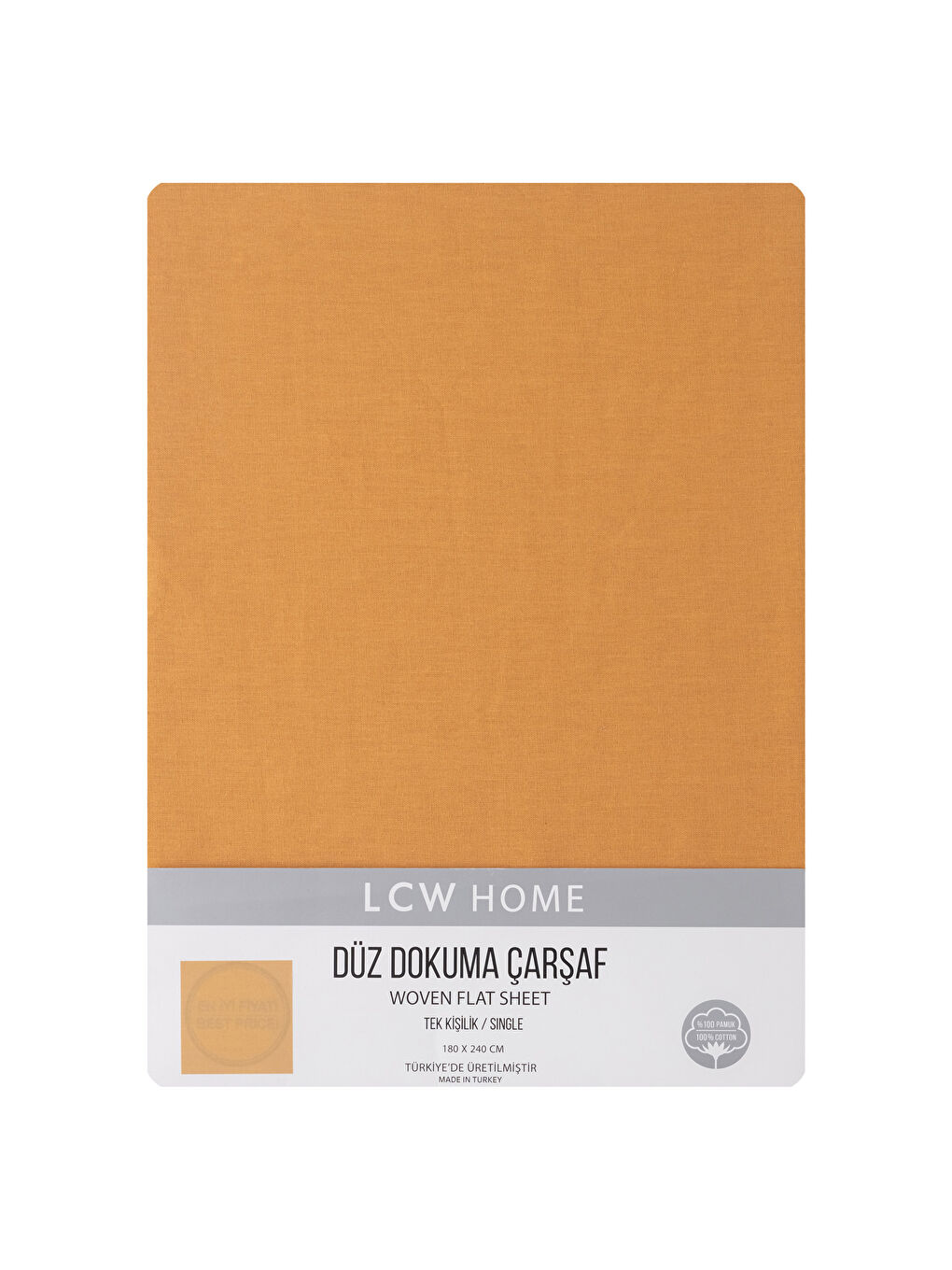 Single Cotton Flat Sheet 180x240 Cm-2