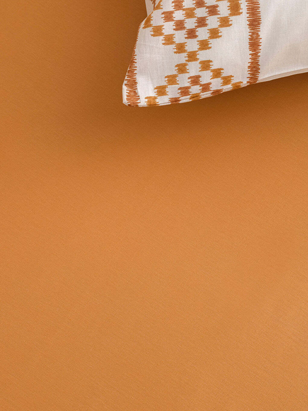 Sarı Çift Kişilik Pamuklu Düz Çarşaf 240x260 cm-1