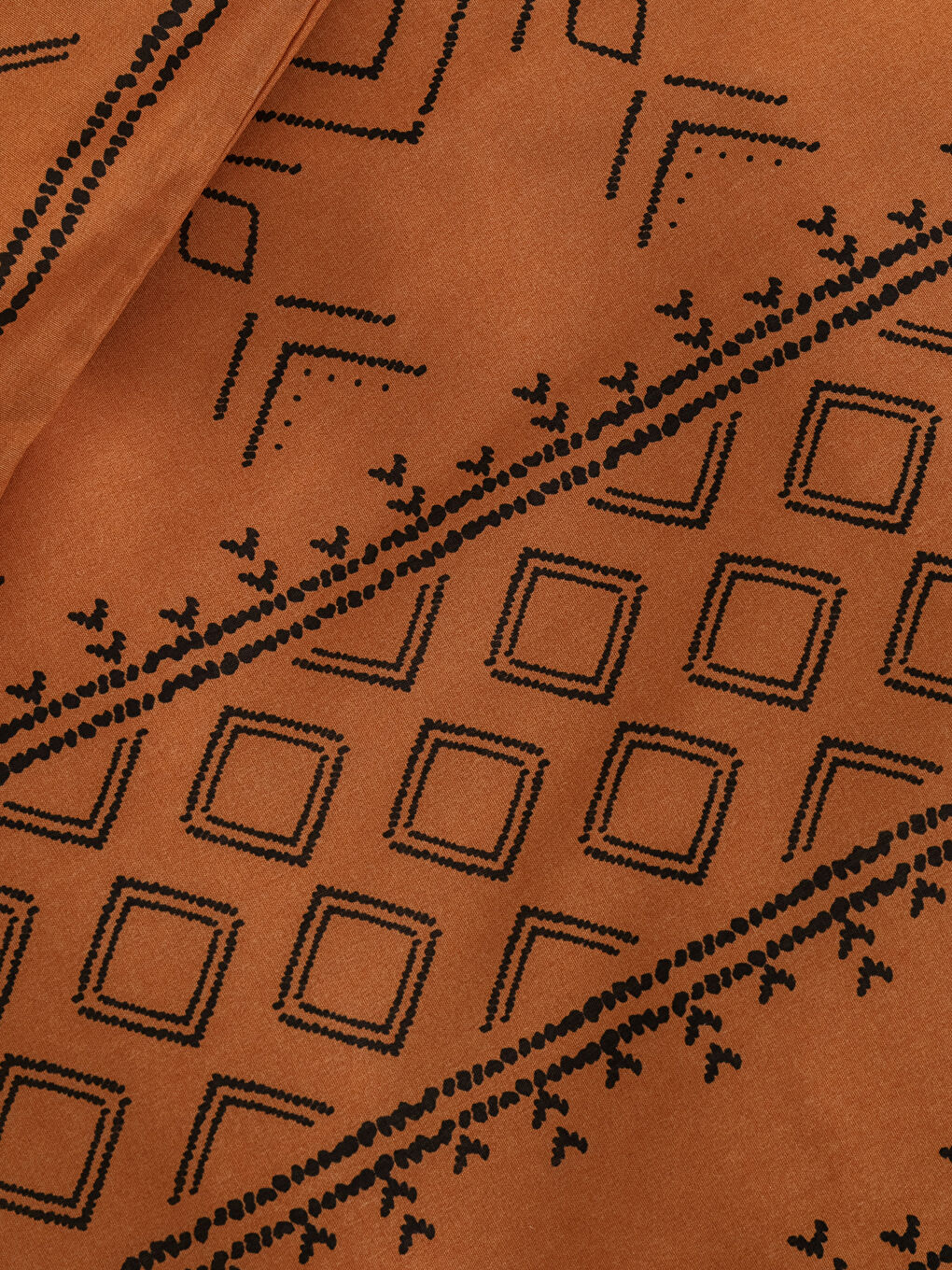 Karışık Çift Kişilik Pamuklu Desenli Nevresim Takımı-4