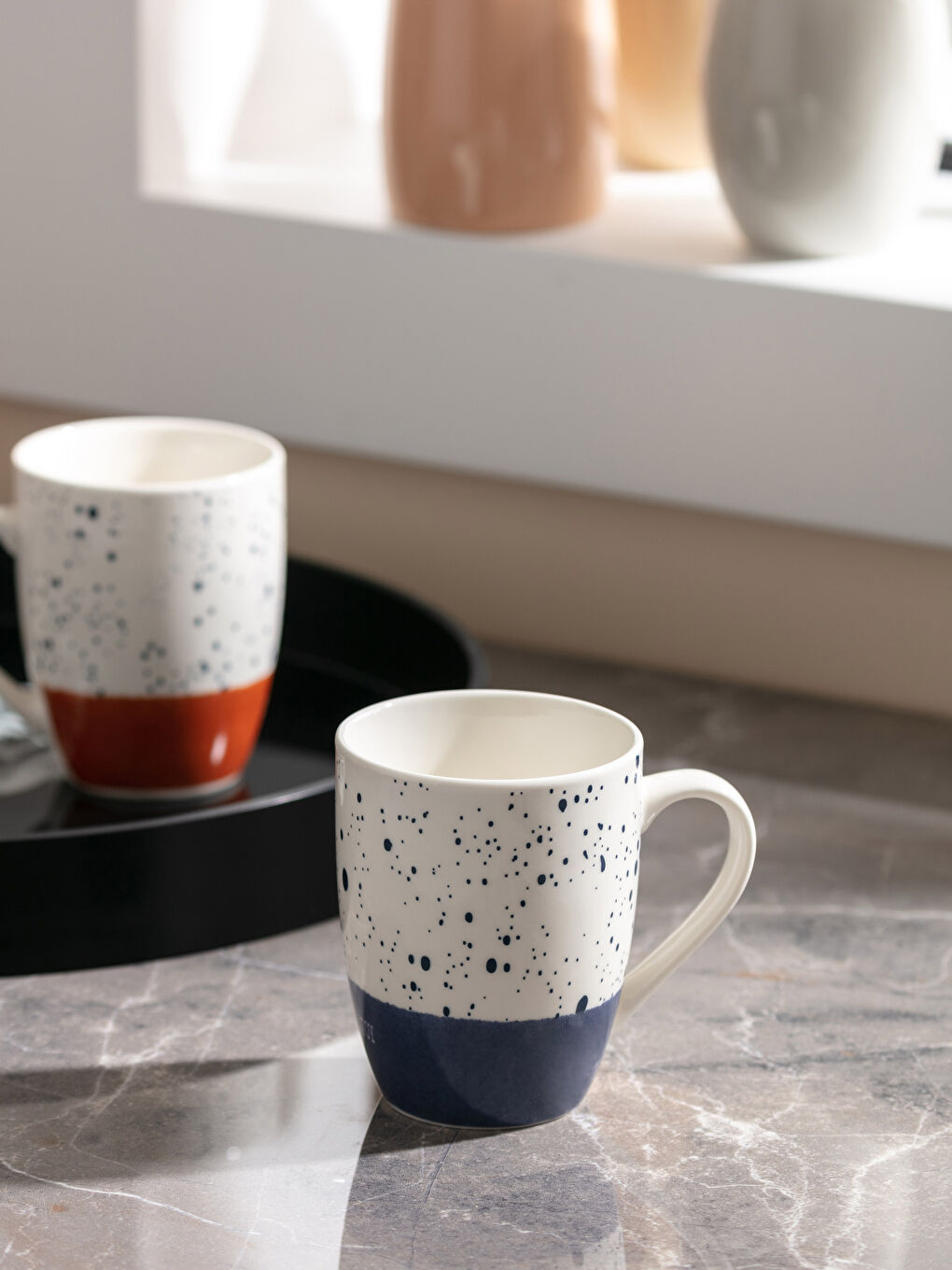 Patterned Porcelain Mug & Cup 350 Ml