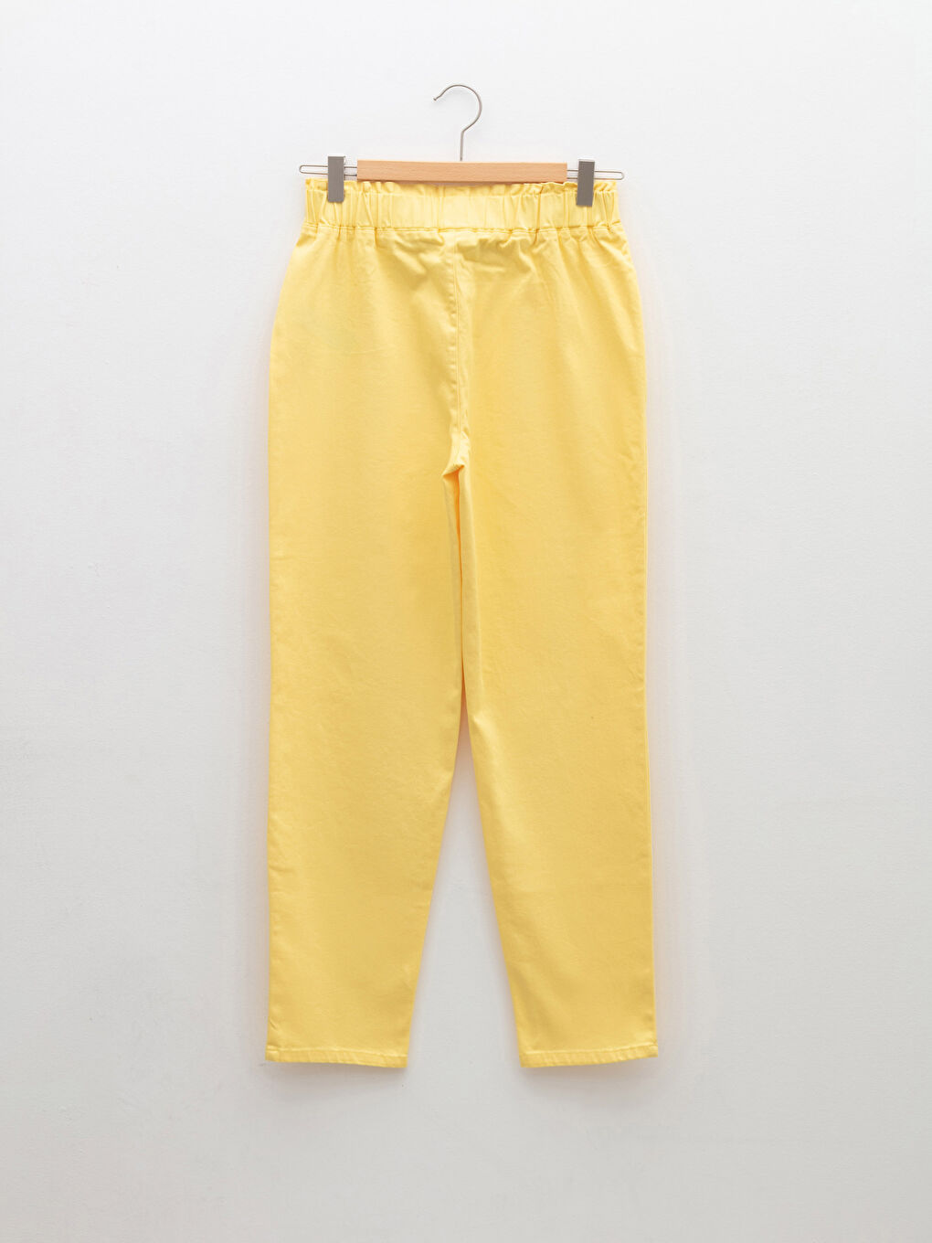 Girls' Basic Trousers with Elastic Waist-1