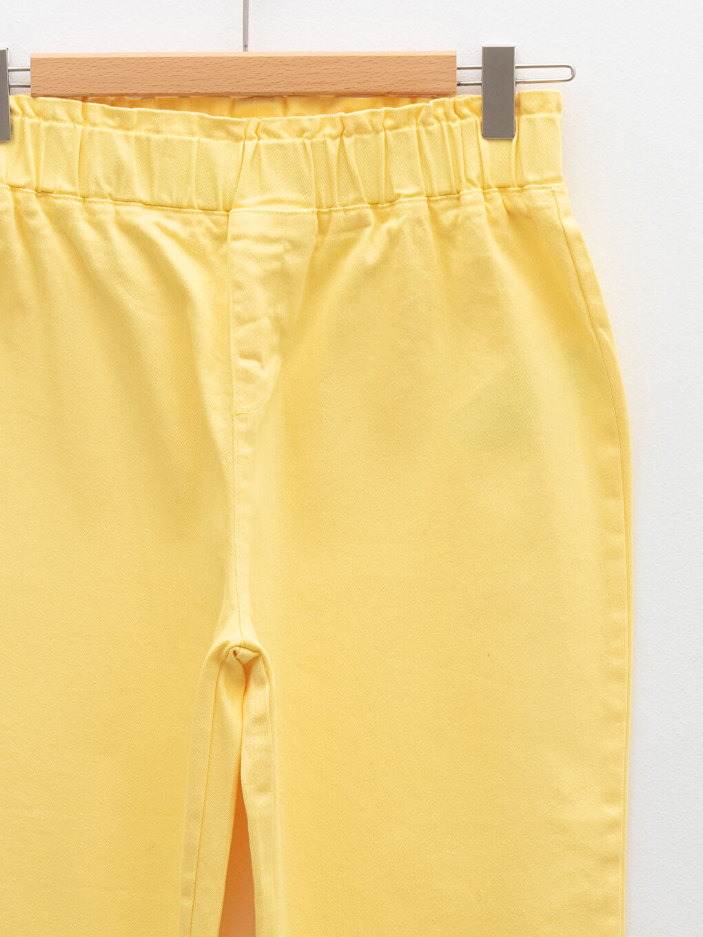 Girls' Basic Trousers with Elastic Waist-2