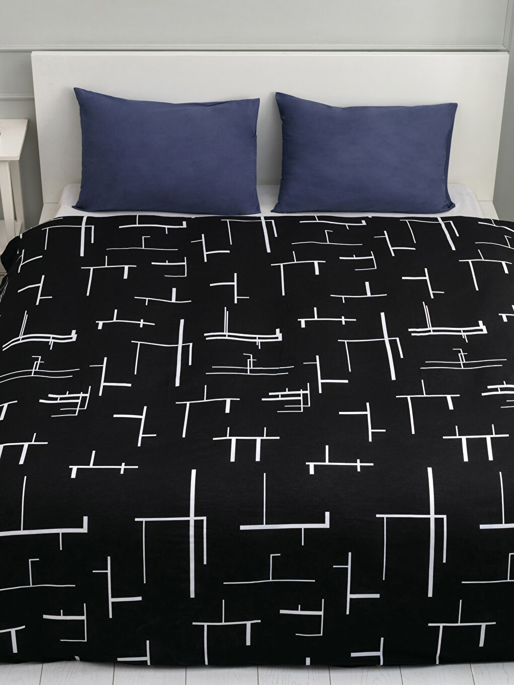 Doppelbett Baumwolle Bedruckter Bettbezug 200x220 cm-1