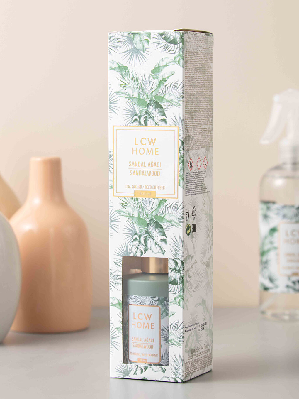 LCW HOME معطر جو برائحة خشب الصندل بالأعواد 100 مل -S2AV73Z8-LRR