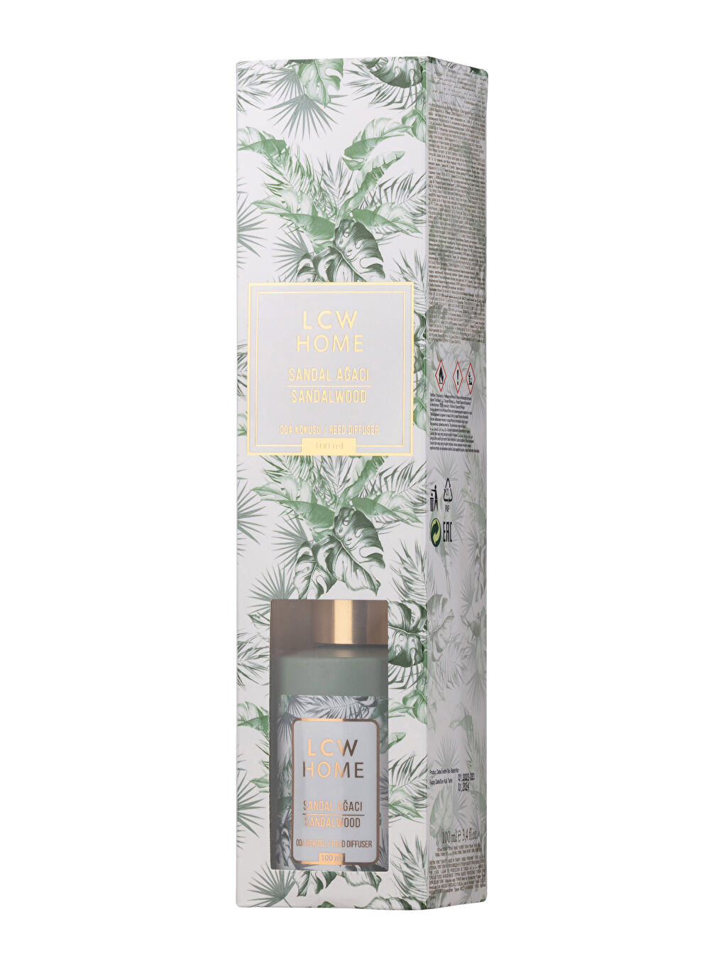 LCW HOME معطر جو برائحة خشب الصندل بالأعواد 100 مل -S2AV73Z8-LRR