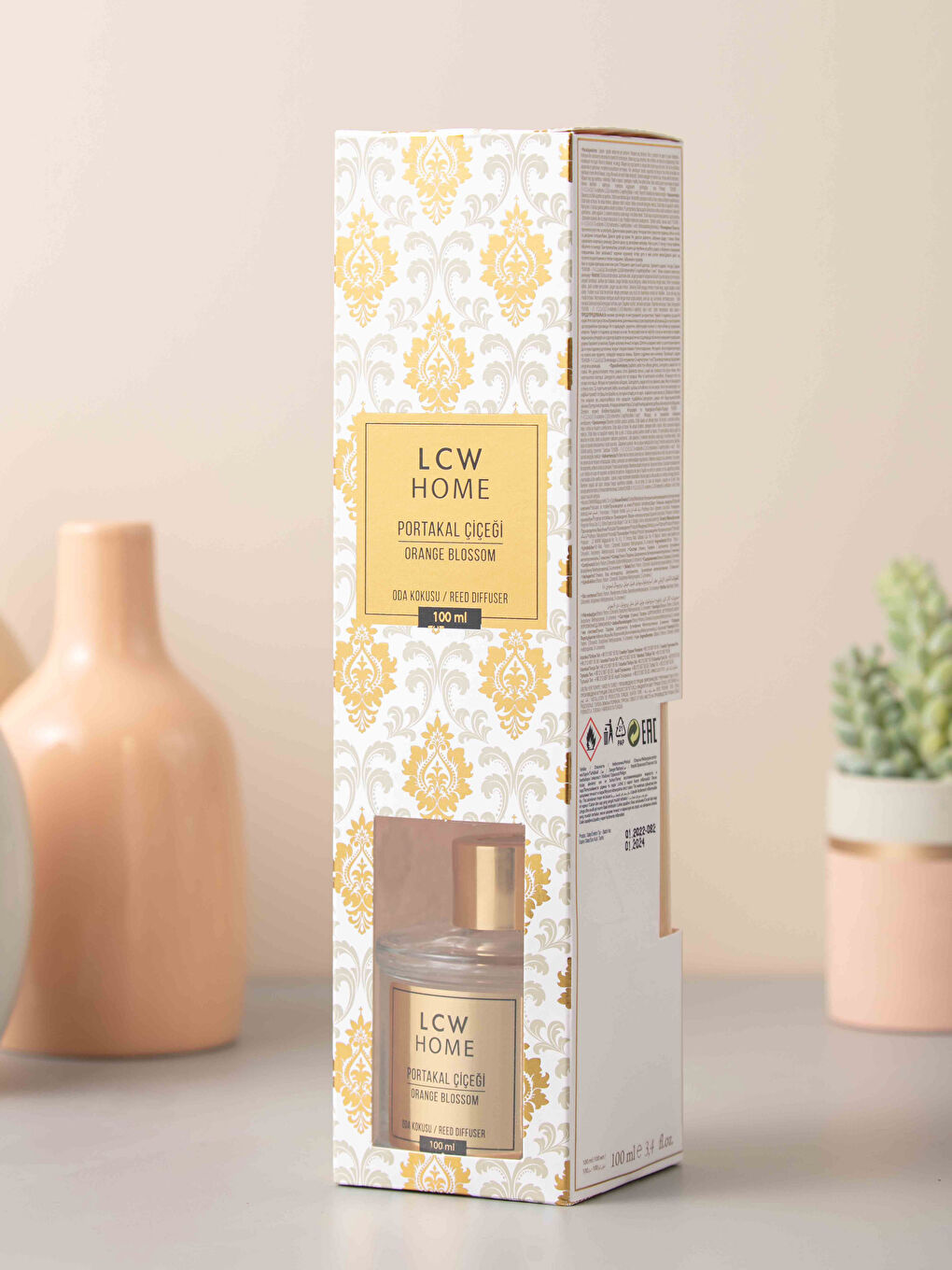 Sarı Portakal Çiçeği Kokulu Çubuklu Oda Kokusu 100 ml-2