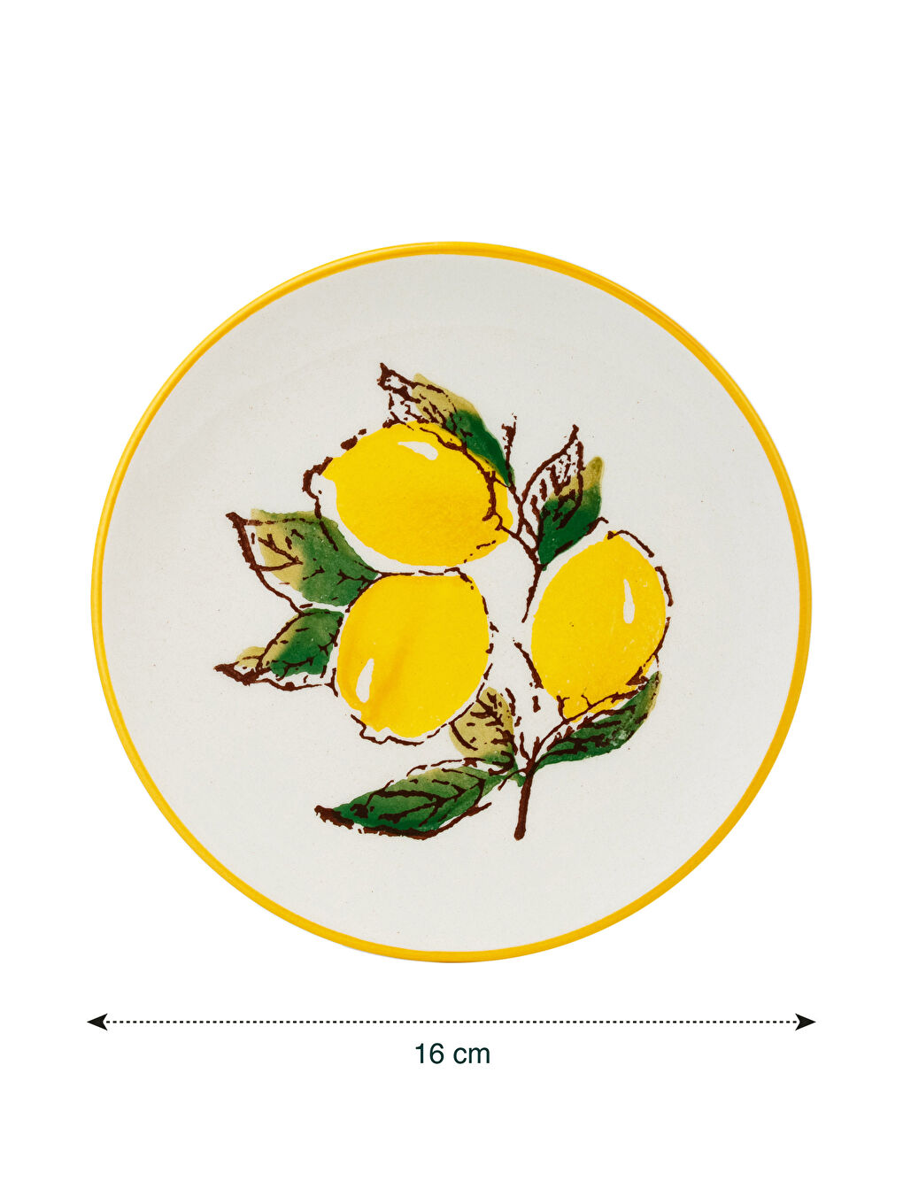 Assiette Imprimée Citron 16 Cm-3