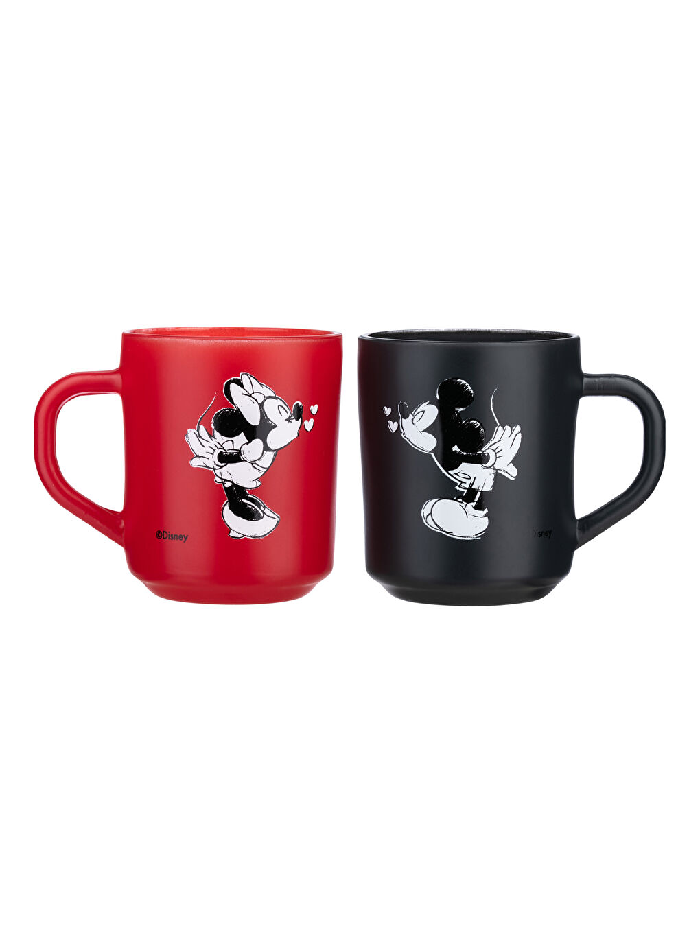 Mickey Mouse Lisanslı Cam Kupa Bardak 2'li 260 ml-3
