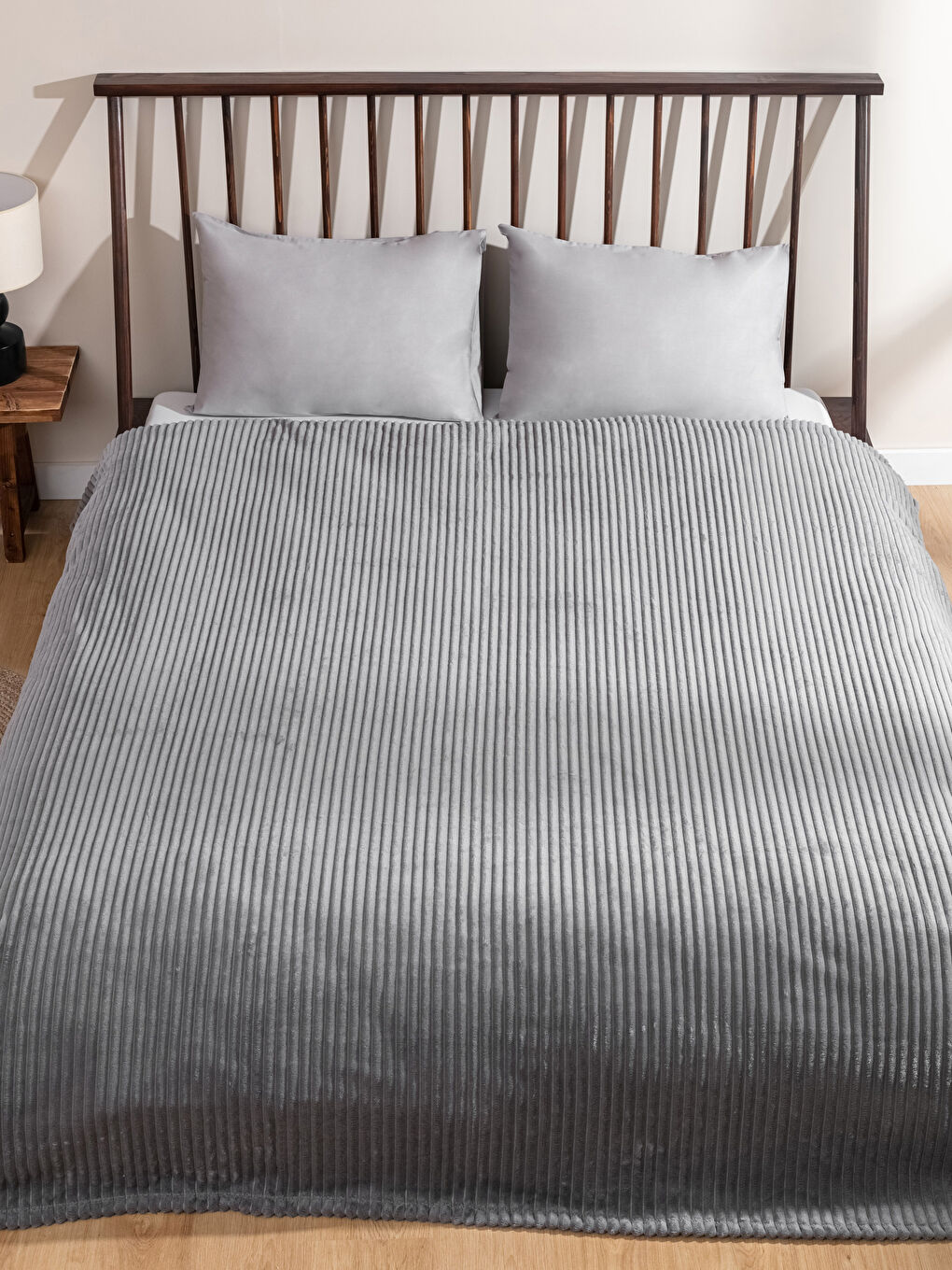 LCW HOME Doppelte Übergroße Weiche Strukturierte Kord-Decke 220x240 Cm -S2AY94Z8-CTK
