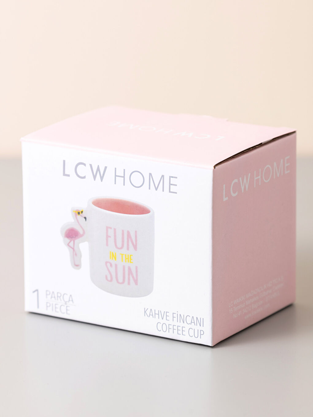 Karışık Yazı Baskılı Seramik Kahve Fincanı 100 ml-2