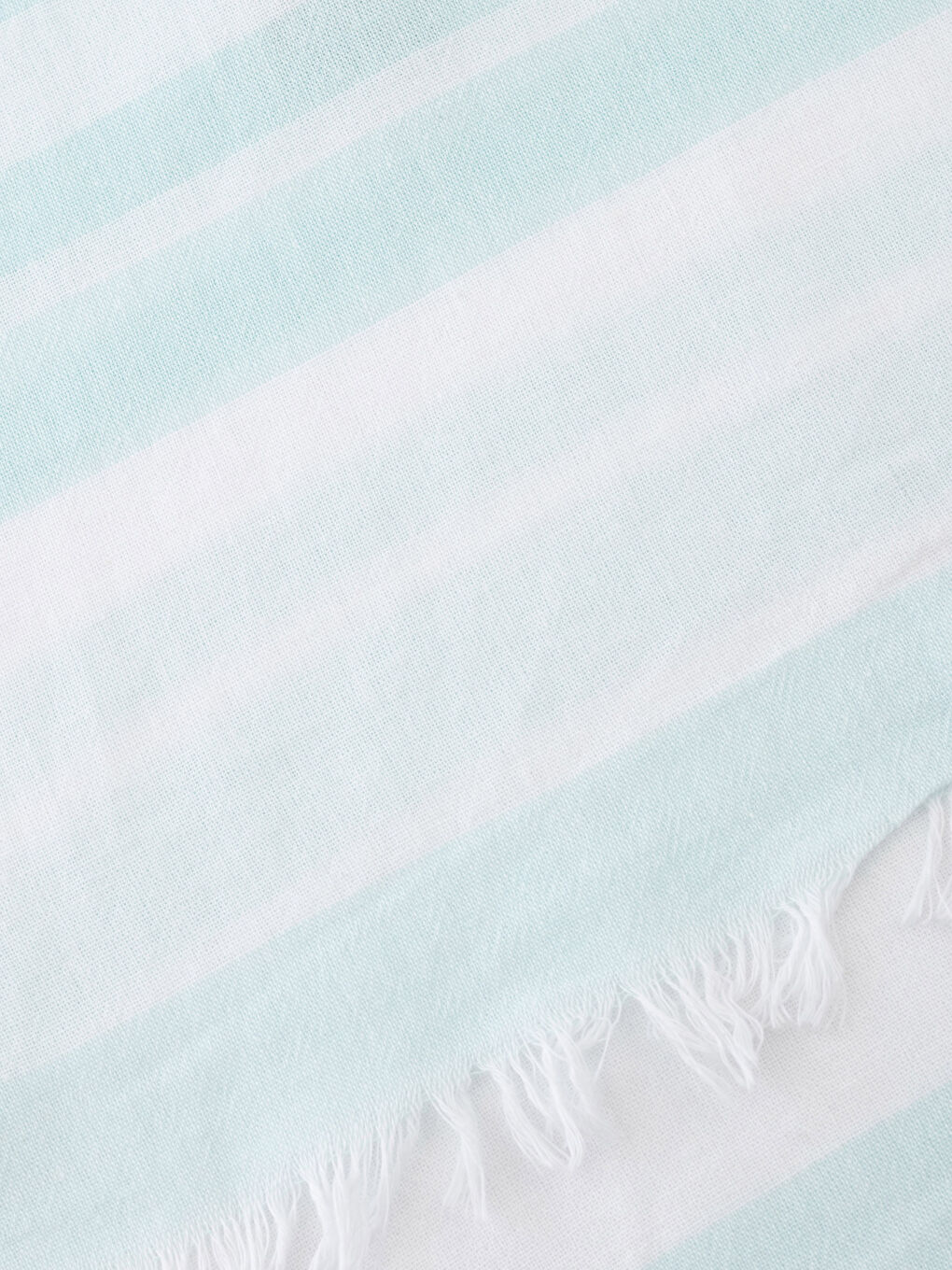 Yeşil Renk Bloklu Püsküllü Peştamal Plaj Havlusu 90x165 cm-2