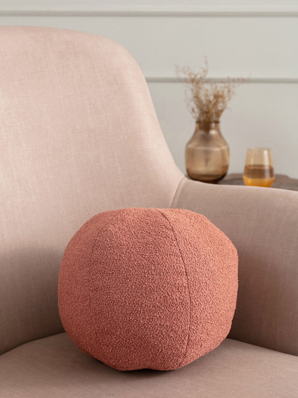 Filled Woven Ball Cushion 40 Cm -S2BH75Z8-CVY