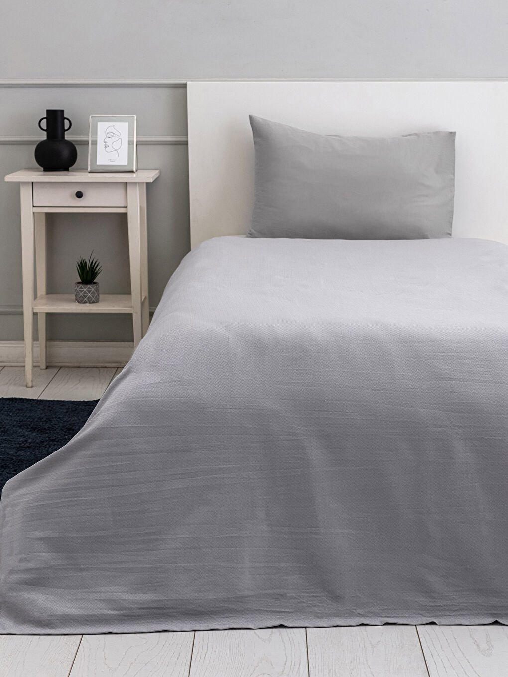 مفرش سرير بيكيه مفرد 160x220 سم