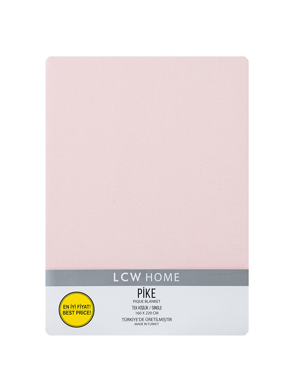 LCW HOME Pembe Tek Kişilik Pike 160x220 cm - 3