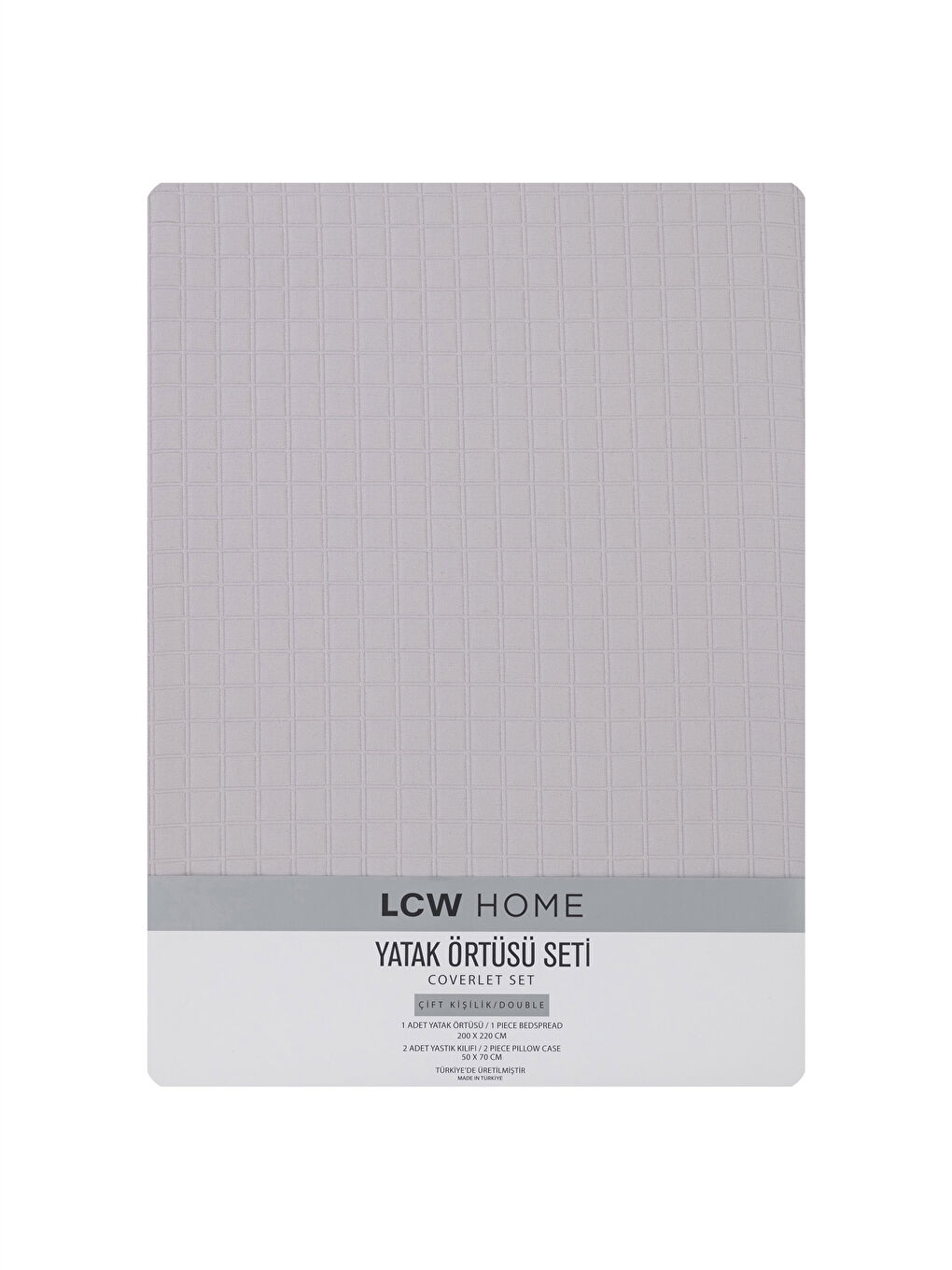 غطاء سرير مزدوج منقوش ذاتيًا وكيس مخدة-5