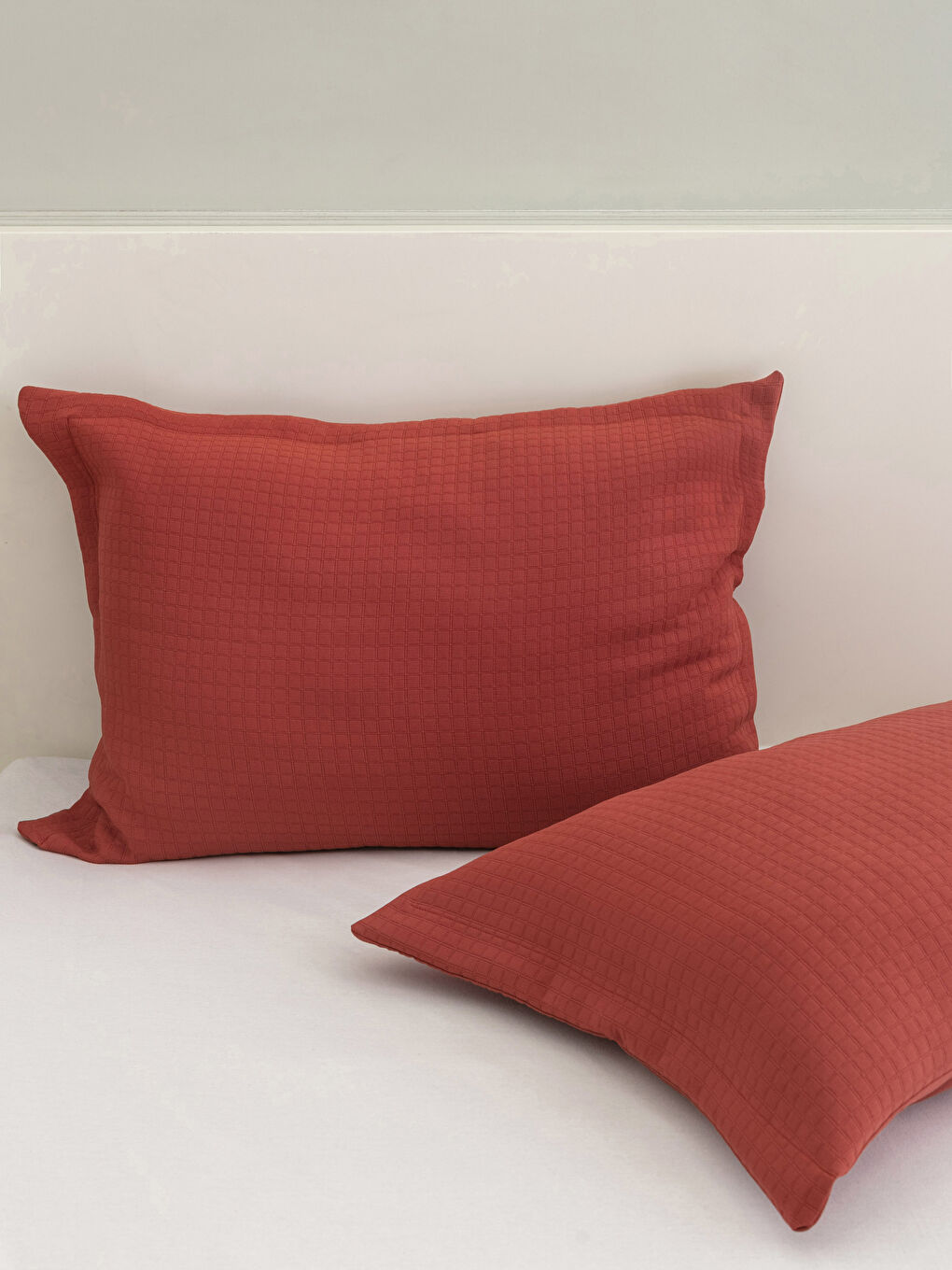 Double Self-Patterned Bedspread and Pillowcase -S2BS39Z8-GYN