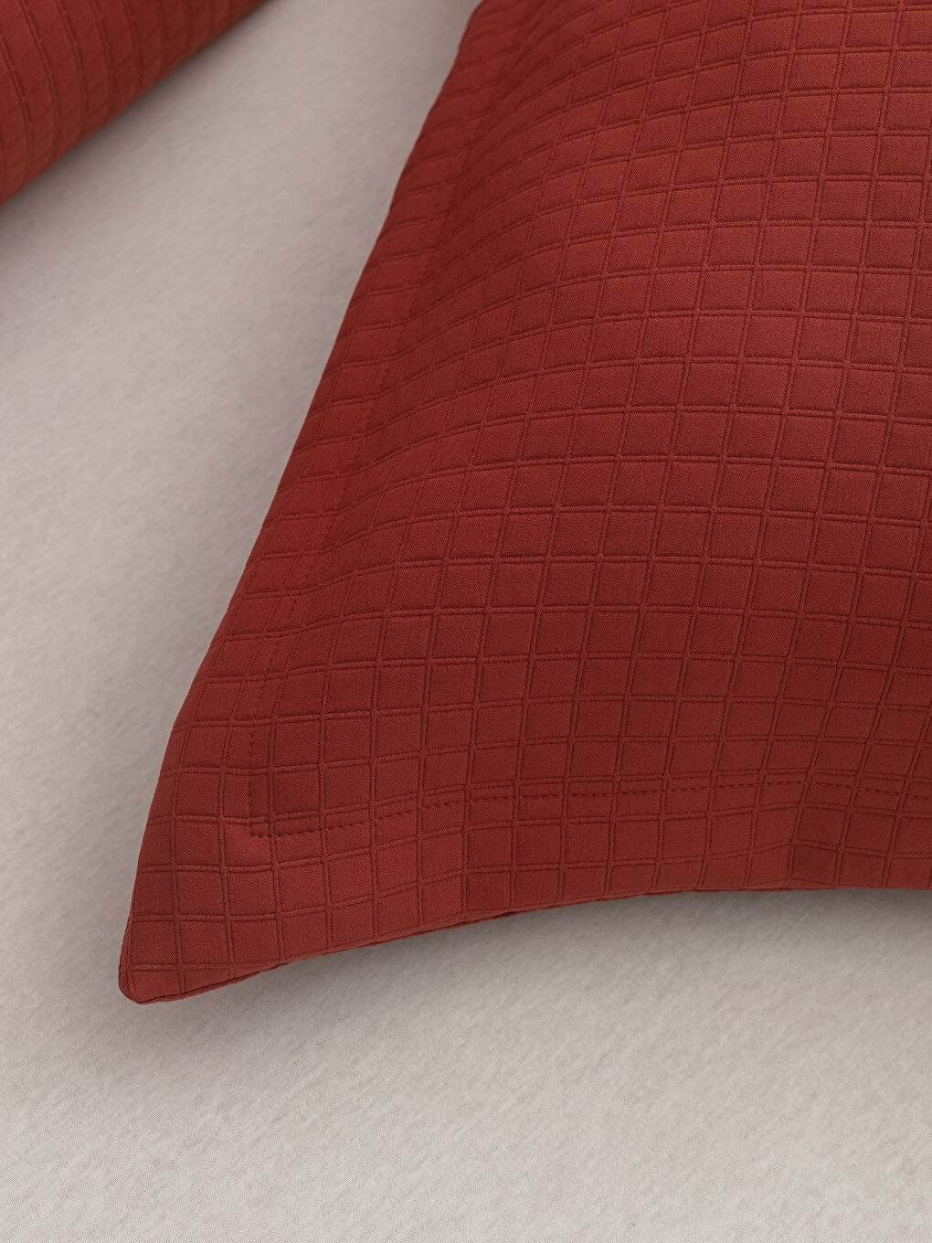 Double Self-Patterned Bedspread and Pillowcase -S2BS39Z8-GYN
