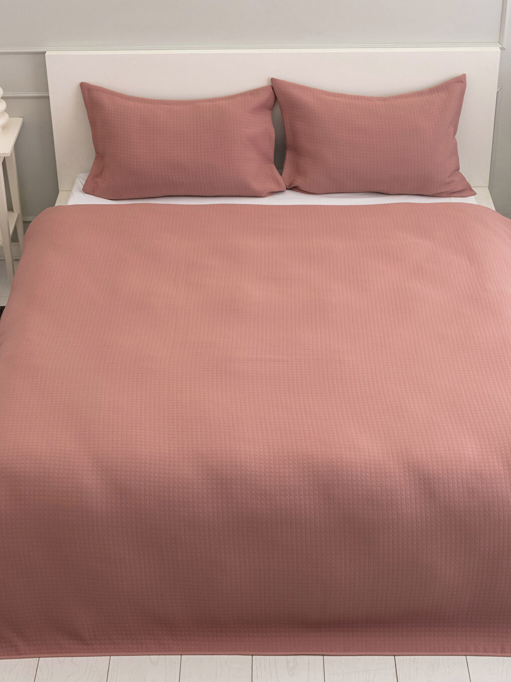 Cuvertură de Pat Dublă cu Model și Fețe de Pernă-1