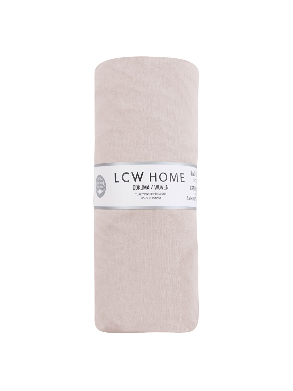 LCW HOME Dupli pamučni elastični čaršav i jastučnica -S2BS48Z8-D2Y