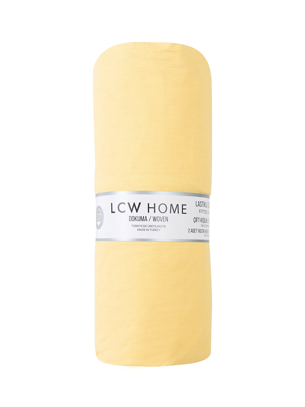 LCW HOME Dupli pamučni elastični čaršav i jastučnica -S2BS48Z8-FTY