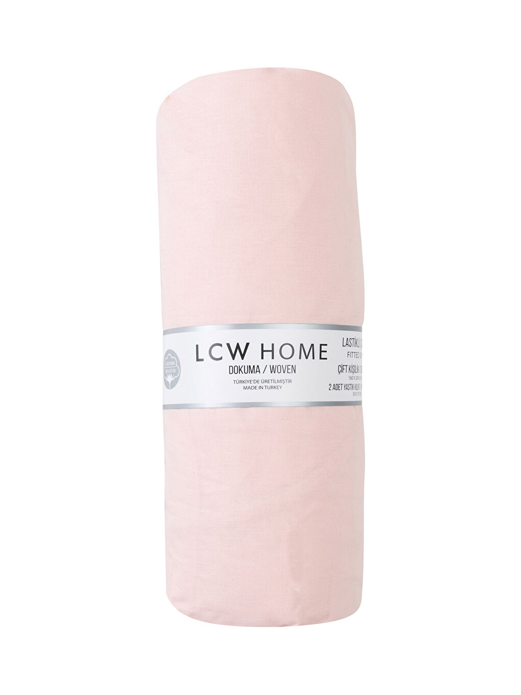 LCW HOME Dupli pamučni elastični čaršav i jastučnica -S2BS48Z8-FUH