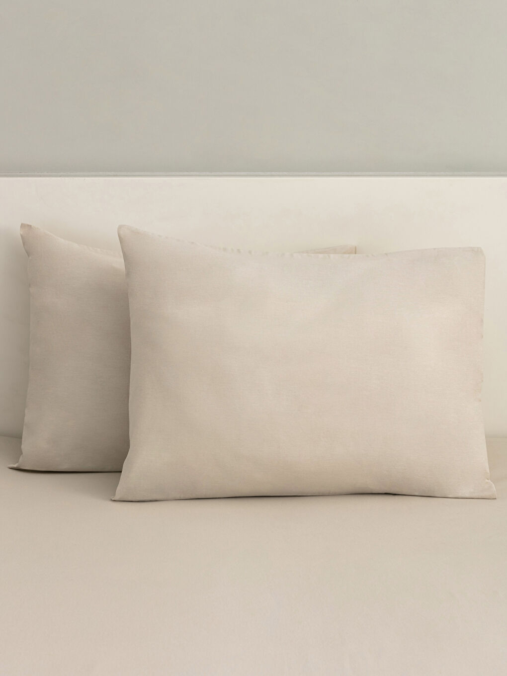 Drap Housse Double En Coton Et Taie(s) D'Oreiller-1