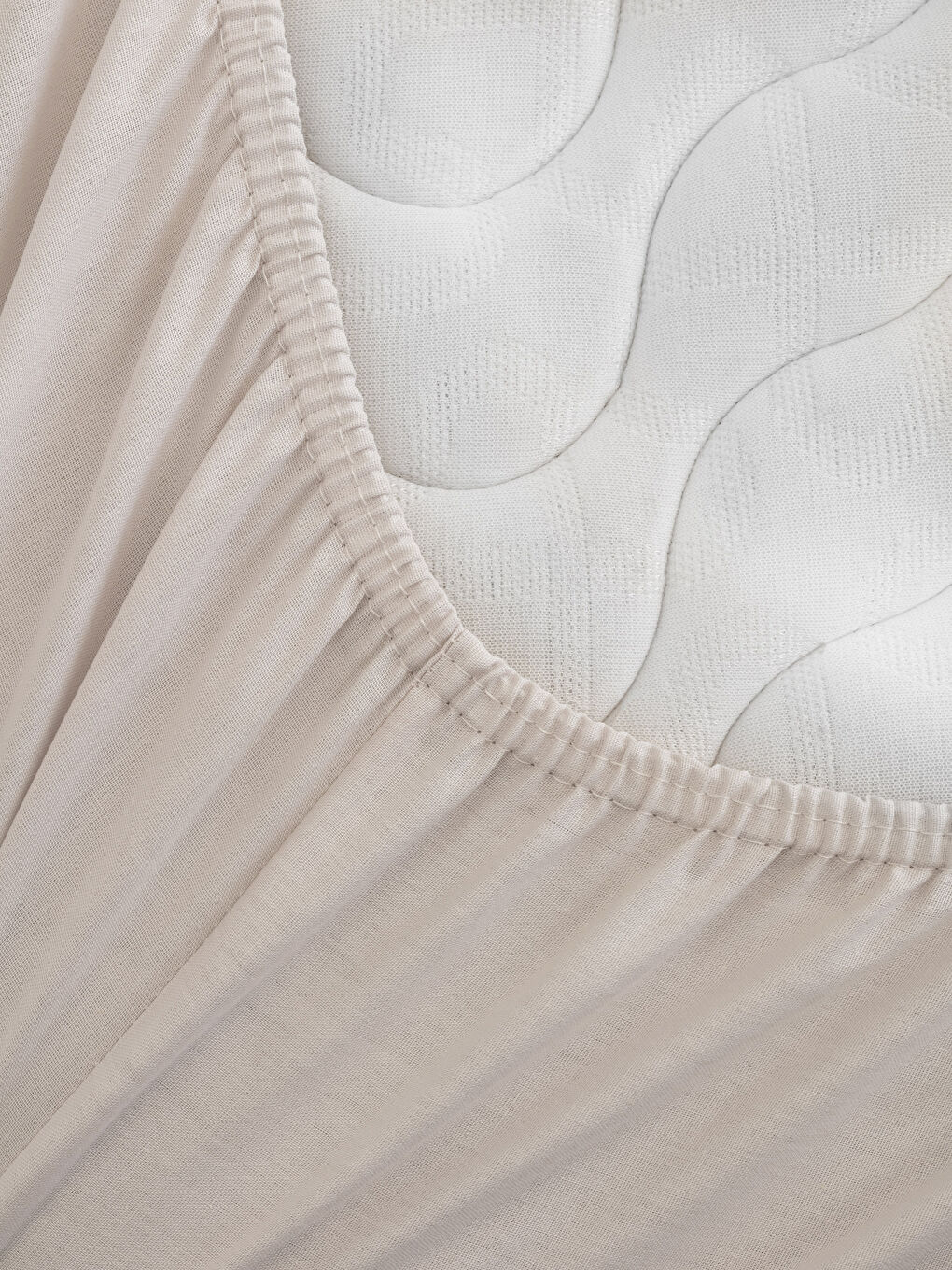 Double Oversized Cotton Flat Elastic Bed Sheet And Pillowcase-3