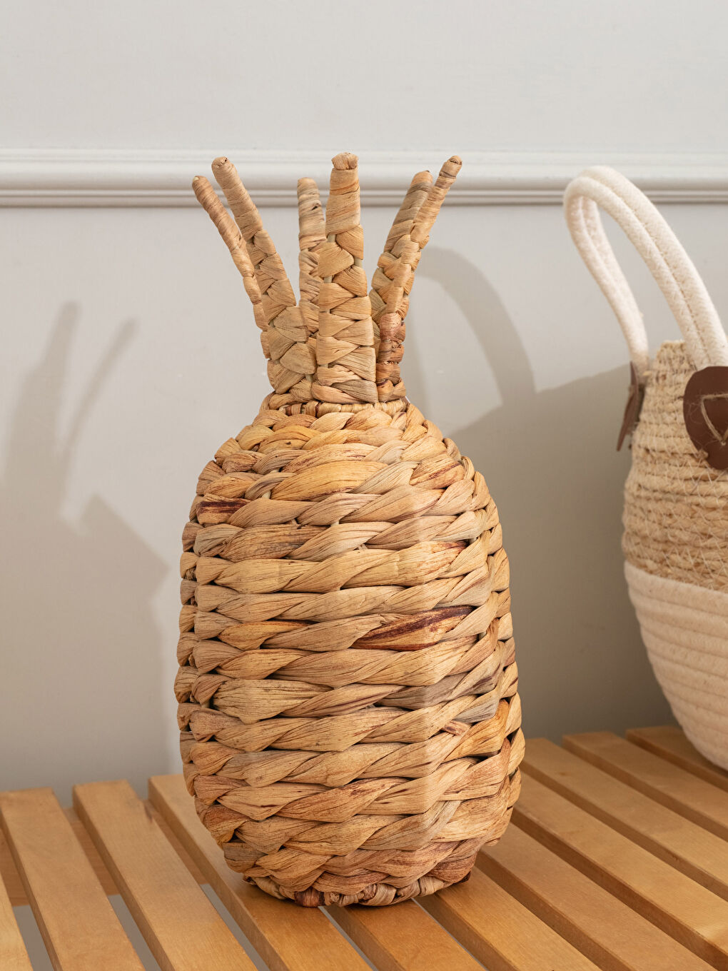 LCW HOME Pineapple Decorative Wicker Ornament 15x15x27 Cm -S2BS82Z8-S0D