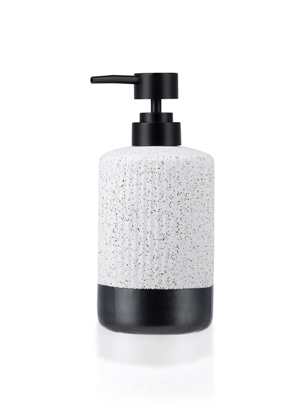 Ceramic Liquid Soap Dispenser 8x8x18 Cm-4
