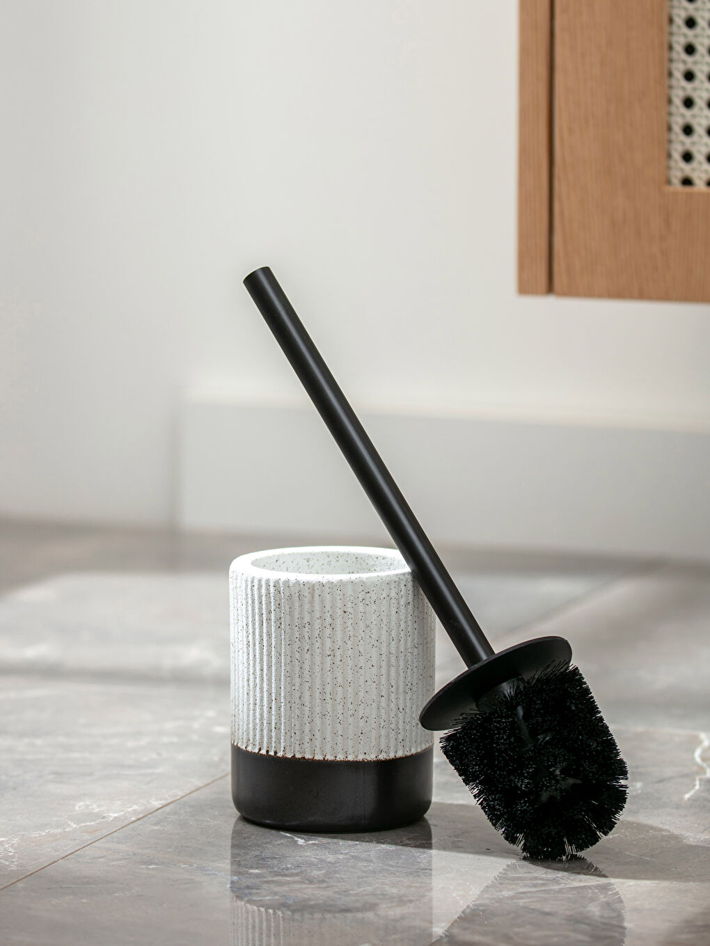 Brosse WC en Céramique Bloc de Couleurs 10x10x13 Cm