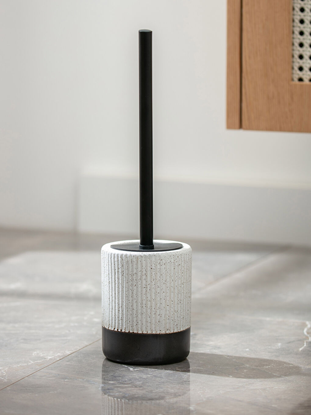 Brosse WC en Céramique Bloc de Couleurs 10x10x13 Cm-1