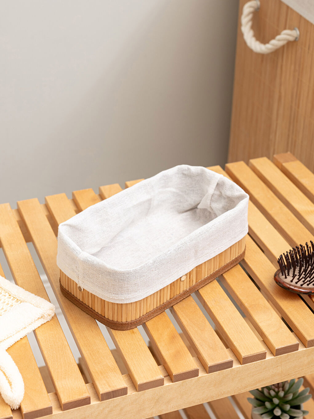 LCW HOME Organizer Wicker Basket 22x12x8 Cm -S2BT67Z8-T8A