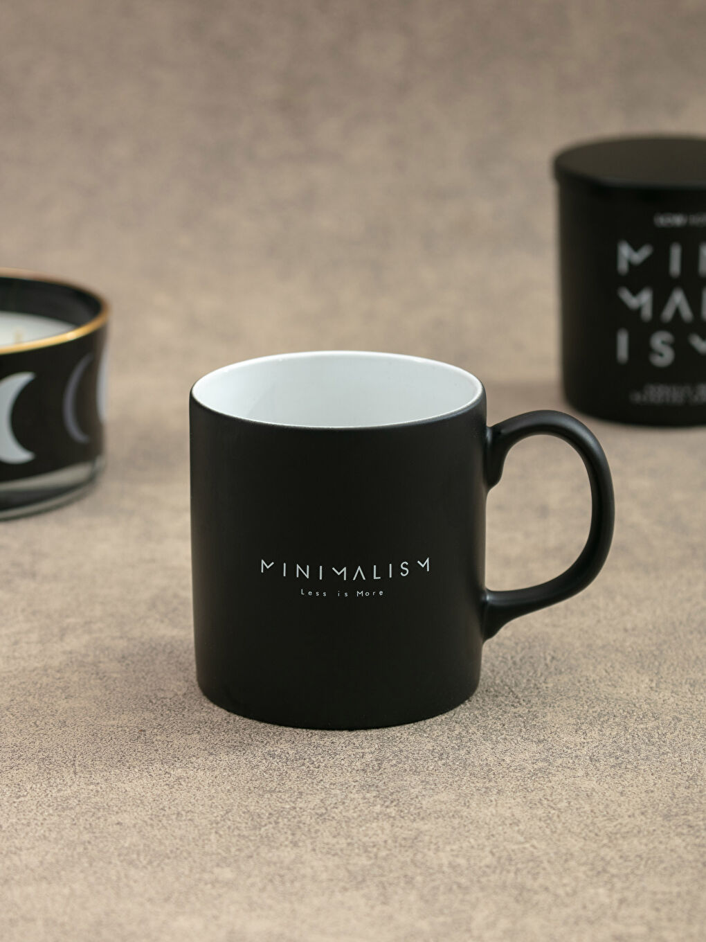 Cană Ceramică Imprimată cu Text 320 ml