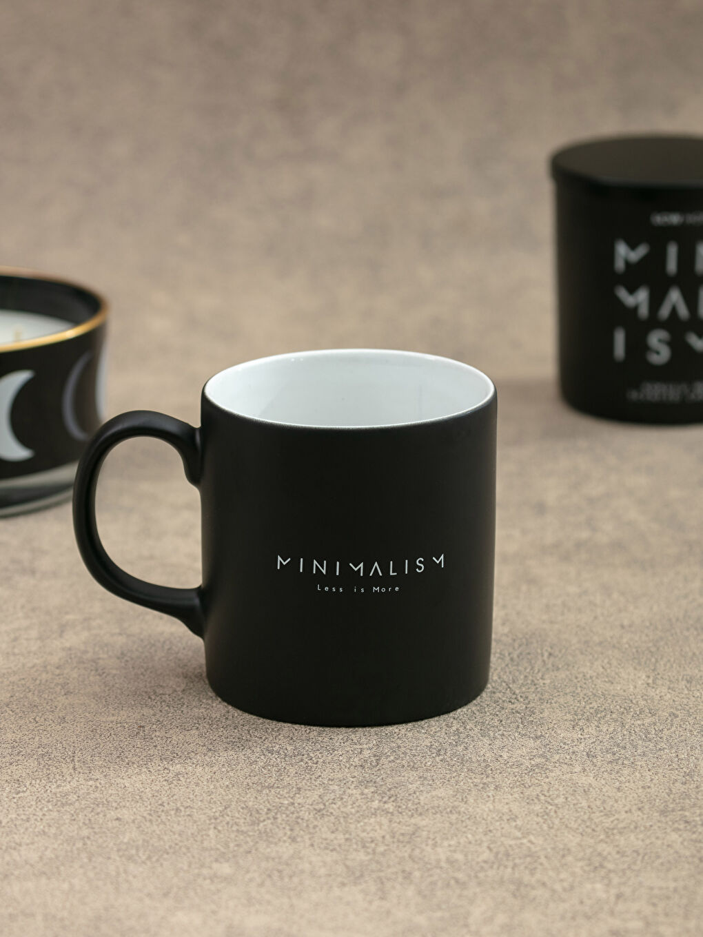 Cană Ceramică Imprimată cu Text 320 ml-1