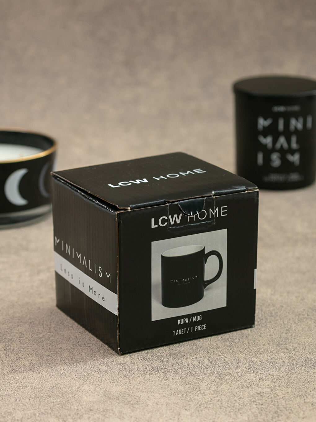 Cană Ceramică Imprimată cu Text 320 ml-2