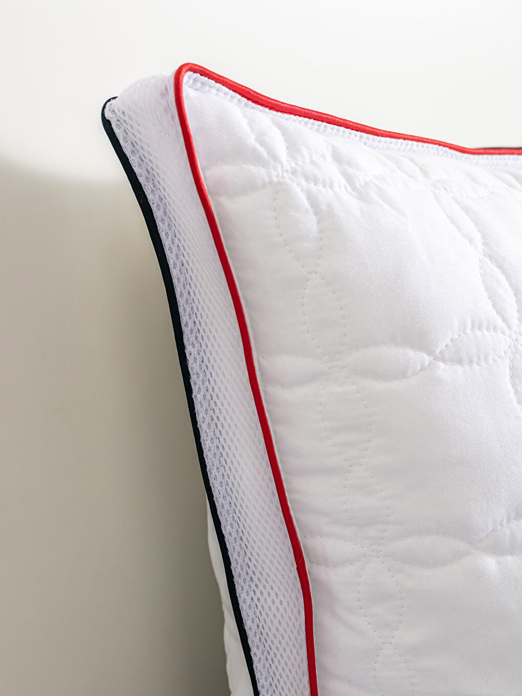 Beyaz Dokuma Klimalı Yastık 50x70 cm-2