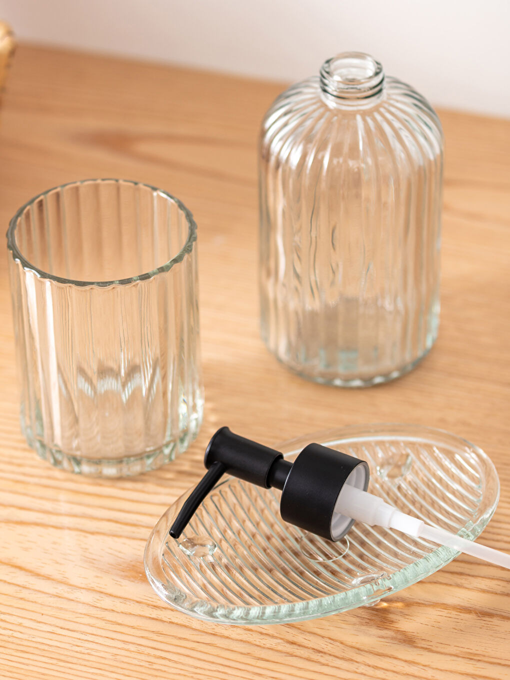 Glass Bathroom Set of 3 -S2CJ80Z8-Q57