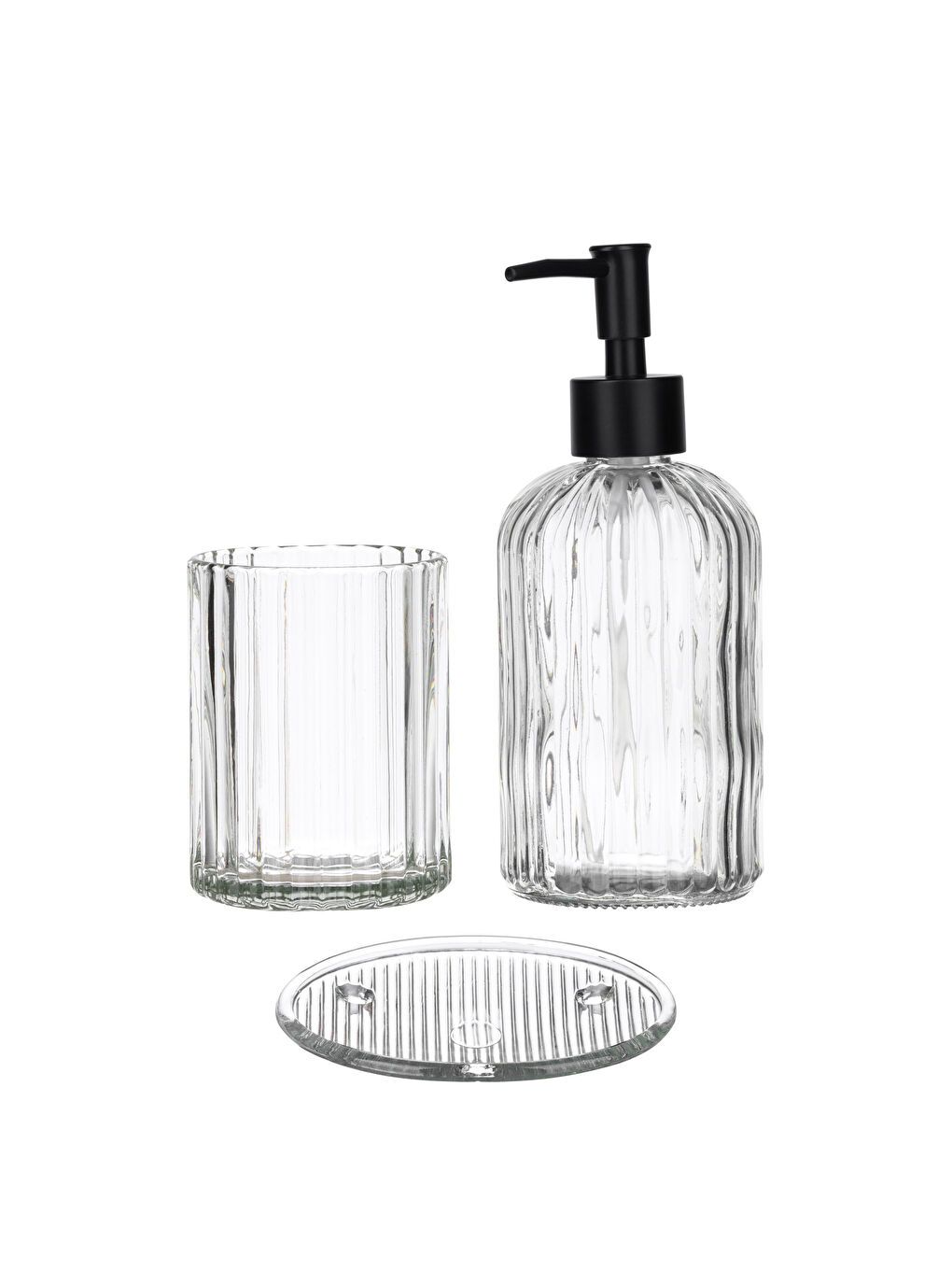 Glass Bathroom Set of 3 -S2CJ80Z8-Q57