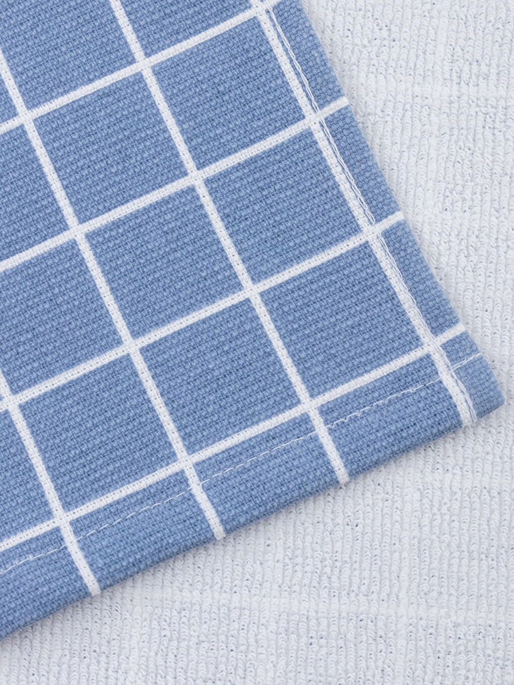 Lacivert Ekose Desenli Kurulama Bezi 40x60 cm-2