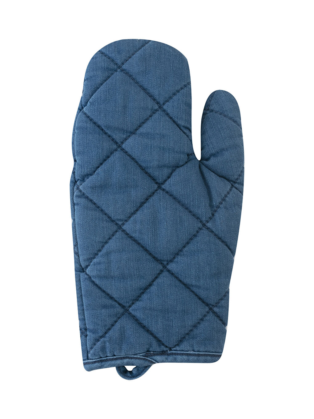 Baklava Patterned Denim Oven Gloves-3