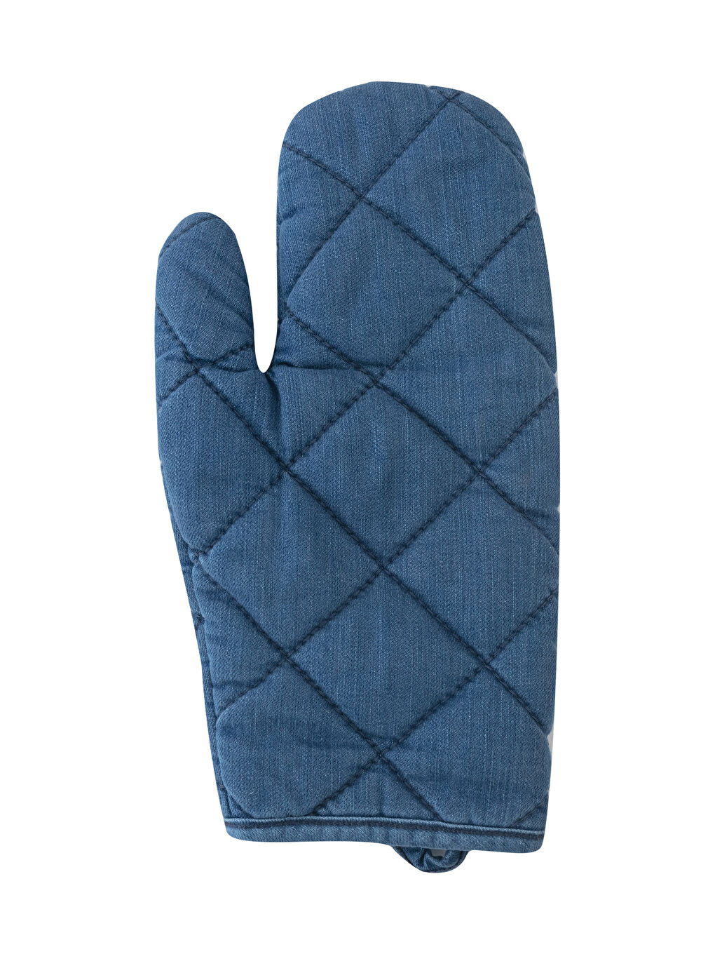 Baklava Patterned Denim Oven Gloves-4