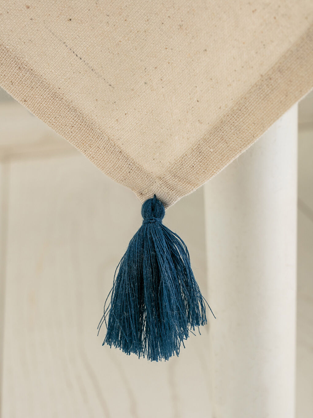 Striped Tassel Detail Table Cloth 150x200 Cm -S2CQ89Z8-LQQ