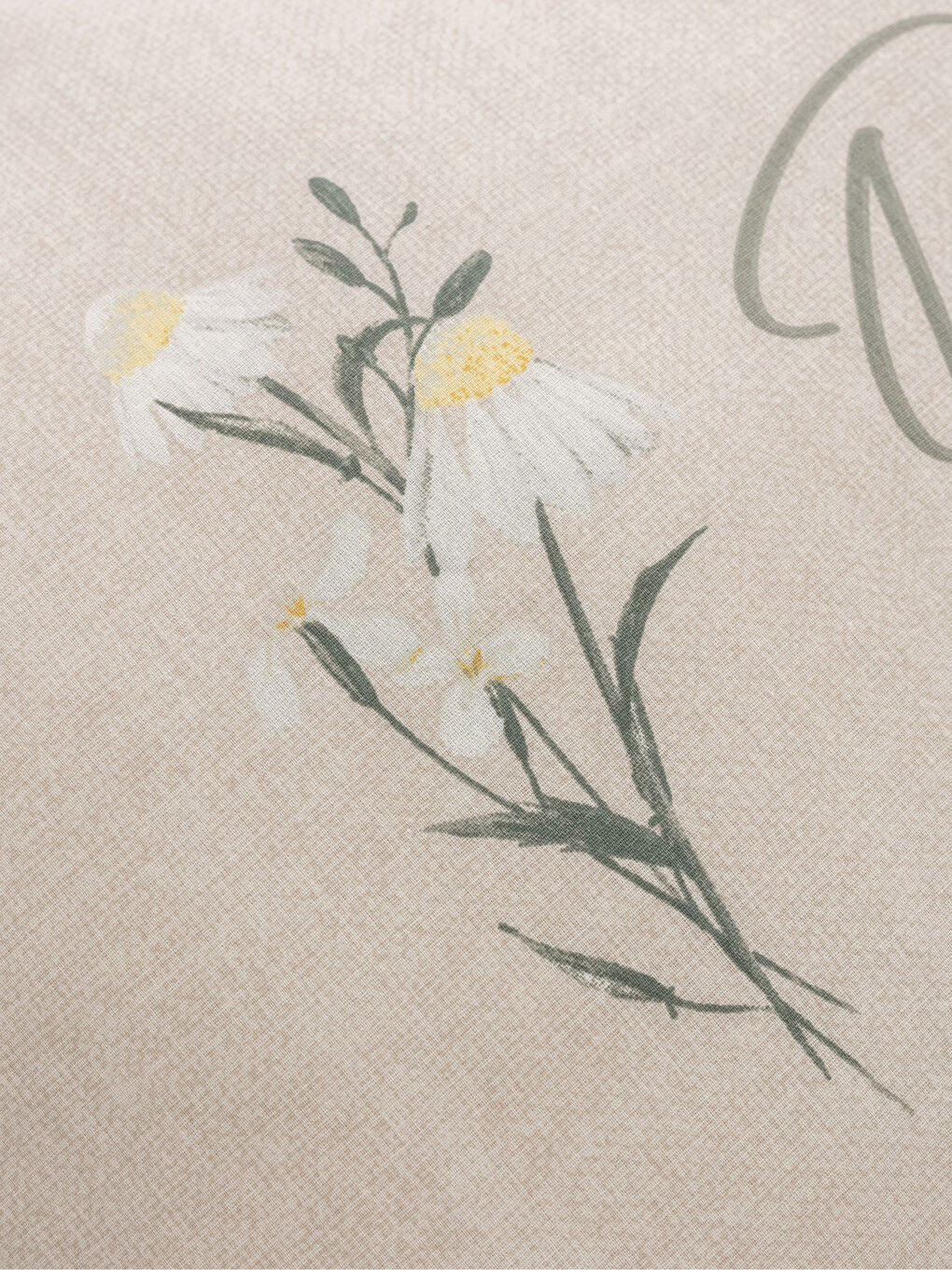 Taie d'Oreiller Imprimée en Coton avec Texte 50x70 cm-2